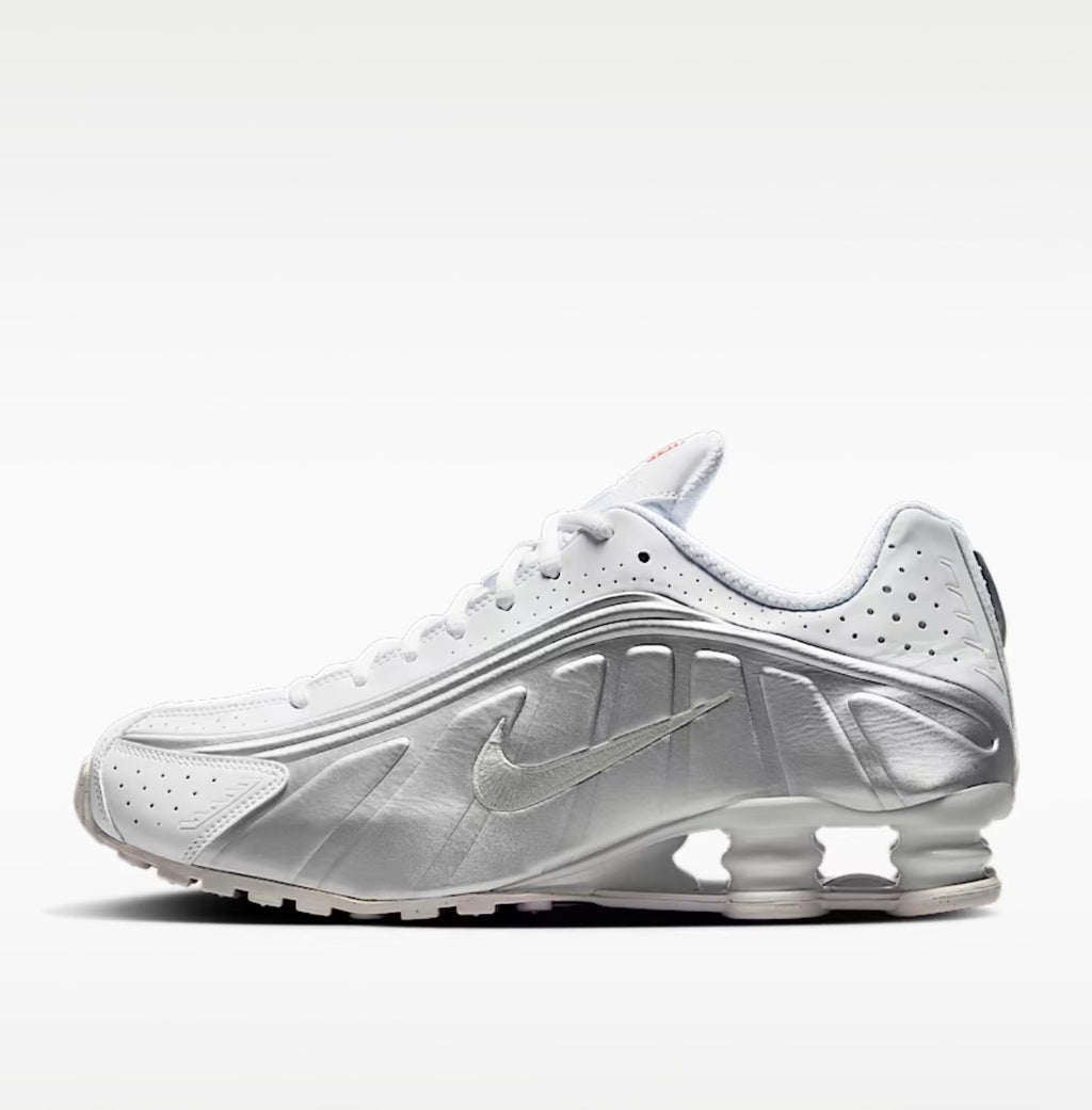 Nike Shox R4 "White/Metallic Silver"