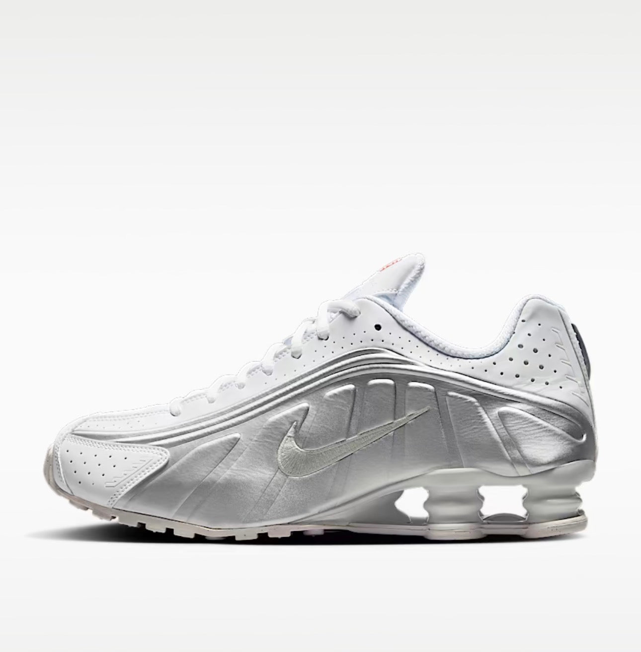 Nike Shox R4 "White/Metallic Silver"