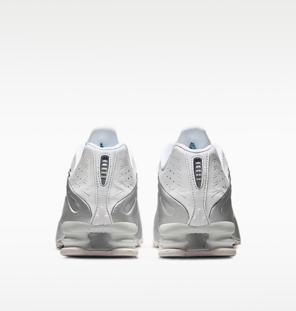 Nike Shox R4 "White/Metallic Silver"
