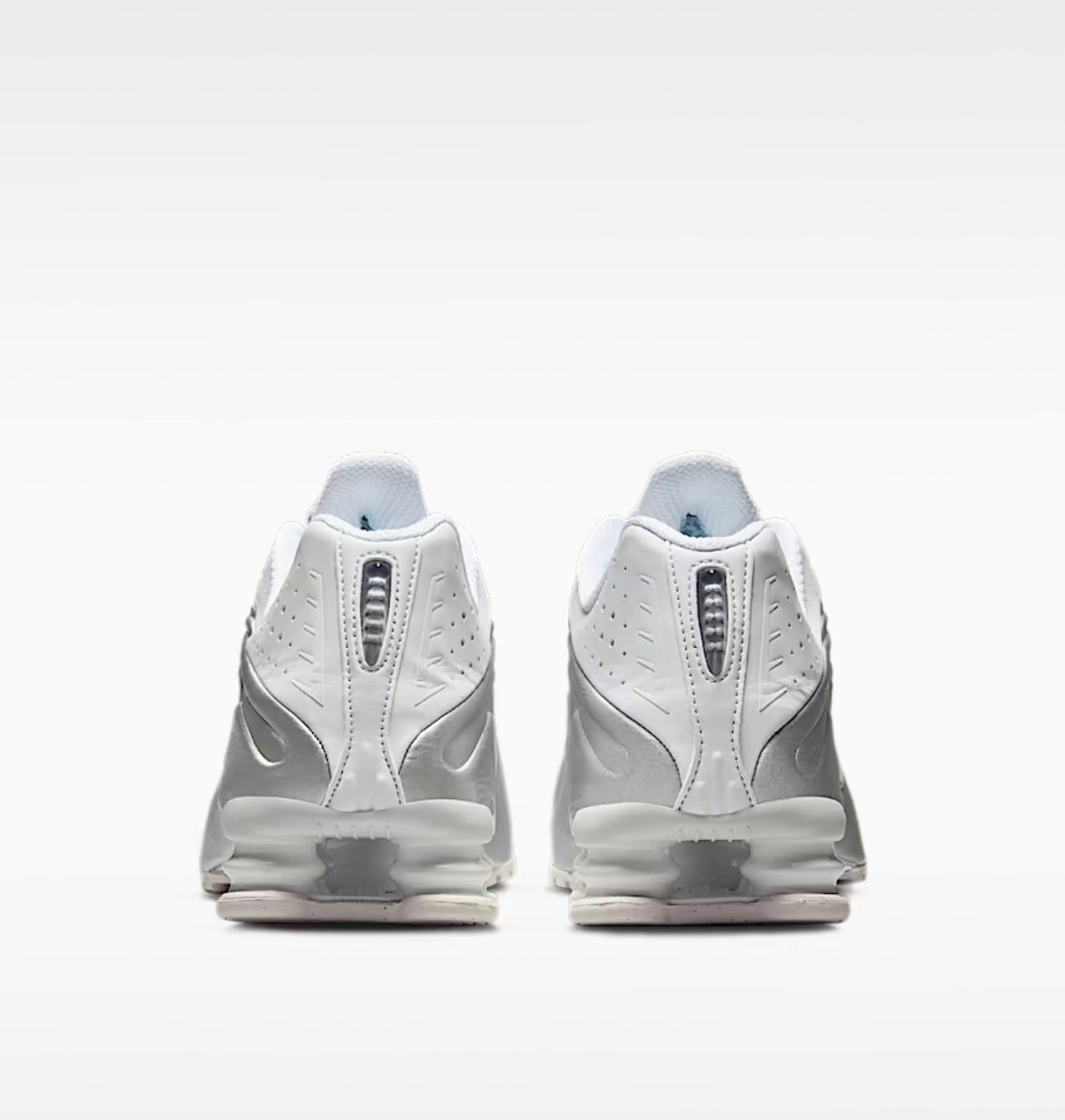 Nike Shox R4 "White/Metallic Silver"